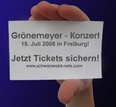 Herbert Grönemeyer Konzert 19. Juli 2008 in Freiburg