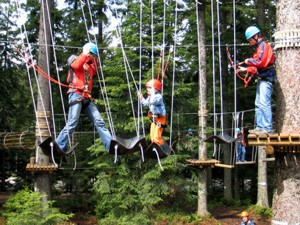 Waldklettergarten Enzklösterle im Schwarzwald