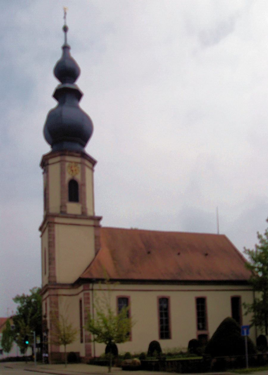 Evangelische Kirche in Allmannsweier im Ortenaukreis