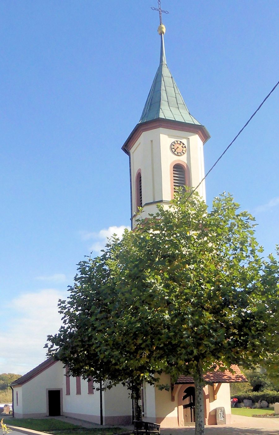 Wallfahrtskirche St. Ulrich in Müllen, einem Ortsteil von Neuried