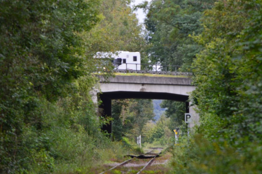 Unterführung der B 314 über die Wutachtalbahn südlich von Eggingen
