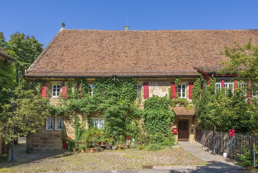Historisches Pfarrhaus im Amthof von Oberderdingen