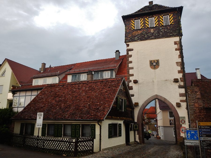 Historisches Calwer Tor oder Silbertor in Neubulach
