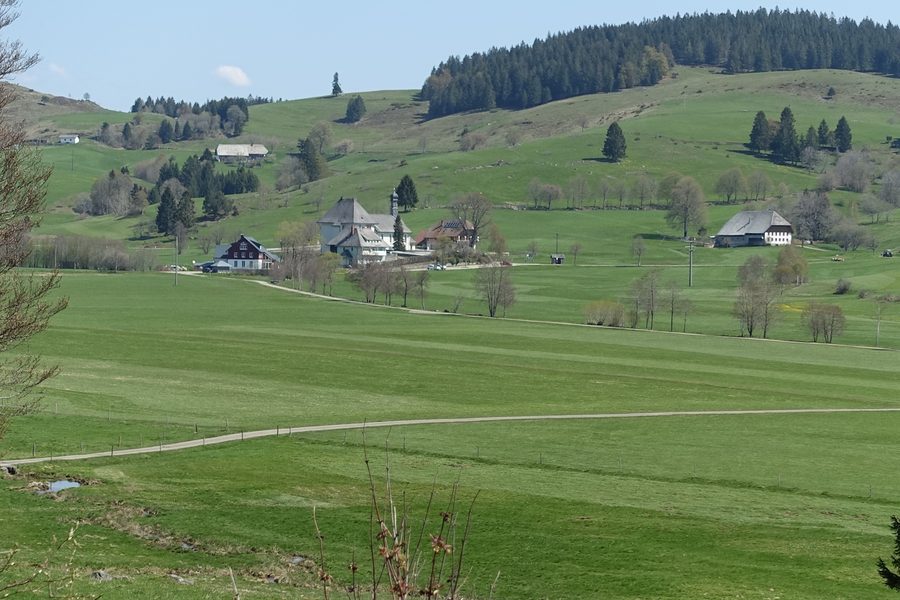 Blick auf Unteribach im Schwarzwald