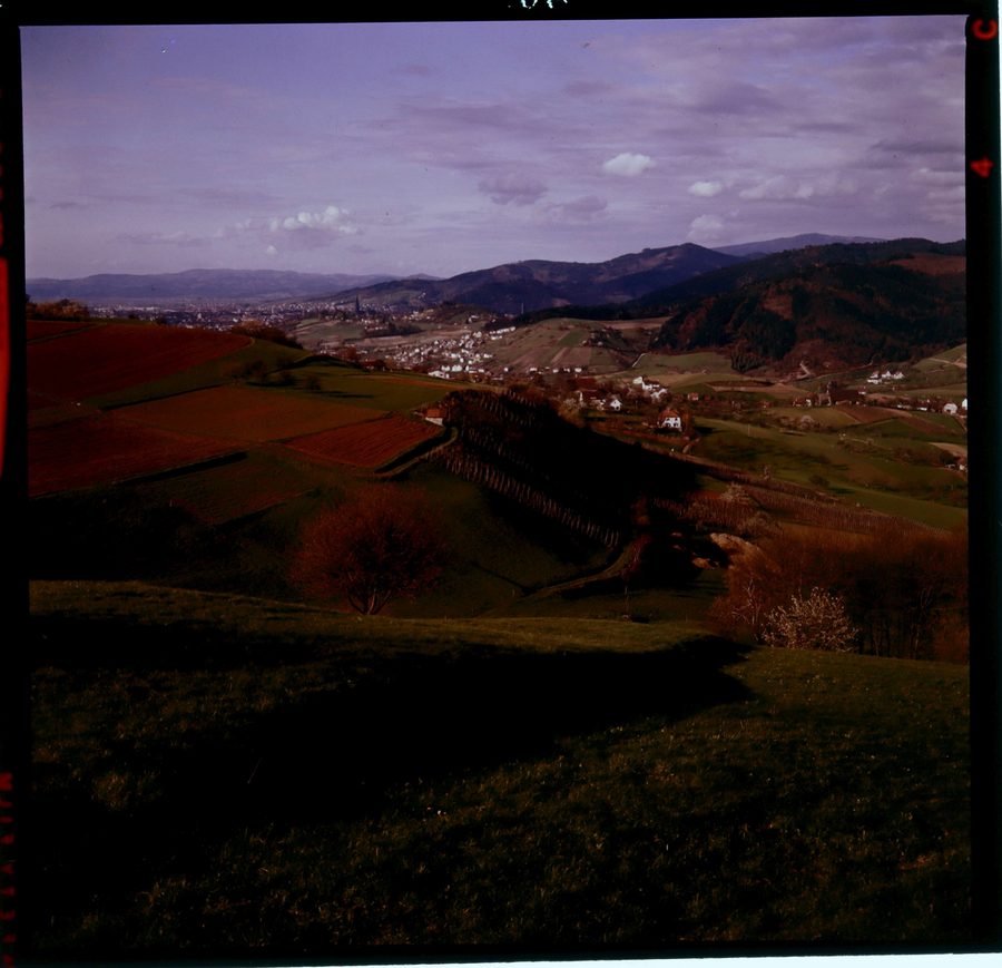 Blick vom Schönberg über das Hexental bei Wittnau nach Norden