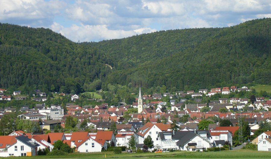 Panorama von Wurmlingen bei Tuttlingen in Baden-Württemberg