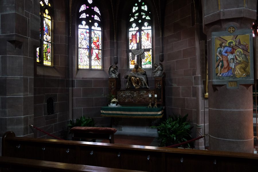 Die Kirche St. Sebastian in Kuppenheim im Landkreis Rastatt