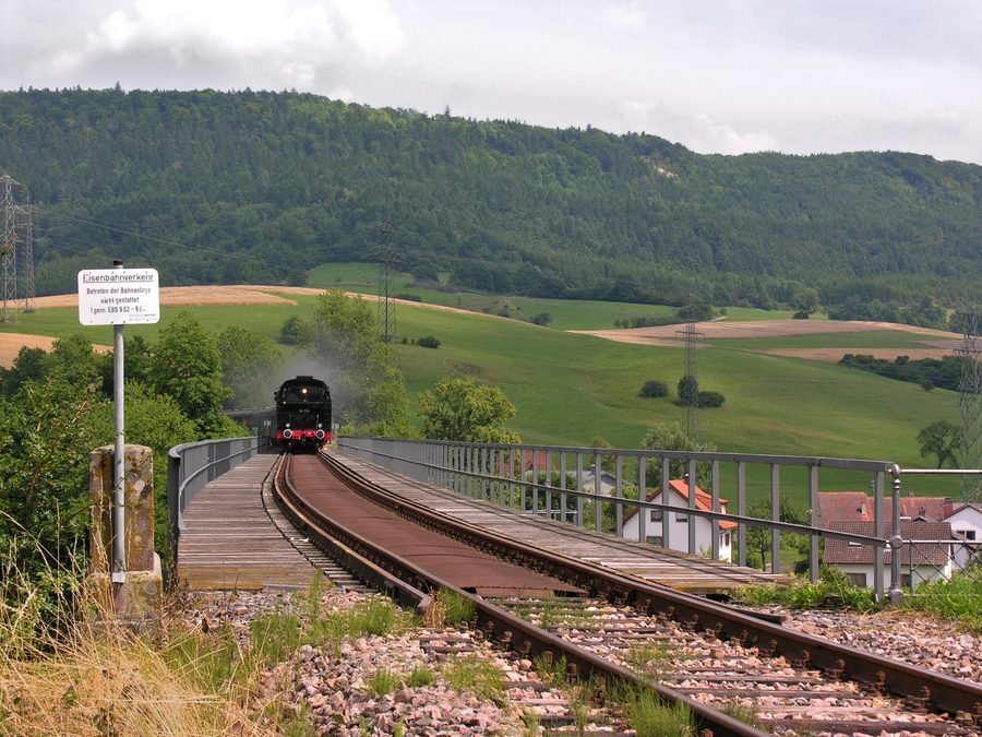 Sauschwänzlebahn museum railway near Fützen in Baden-Württemberg
