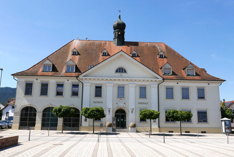 Rathaus der Gemeinde Biberach (Baden) im Kinzigtal
