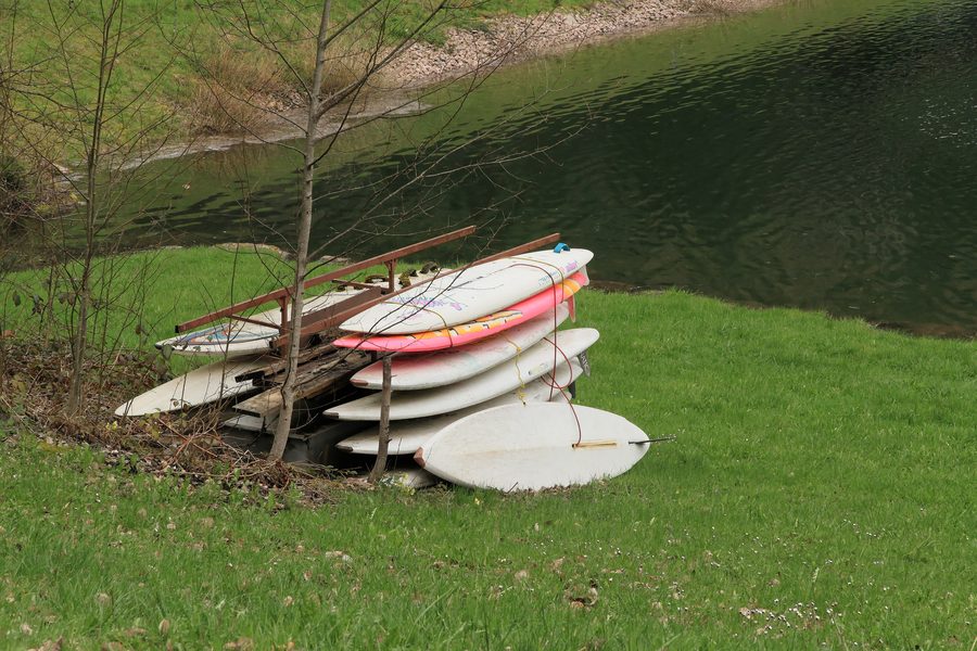Nagoldtalsperre an der Seestraße im Seewalder Ortsteil Erzgrube