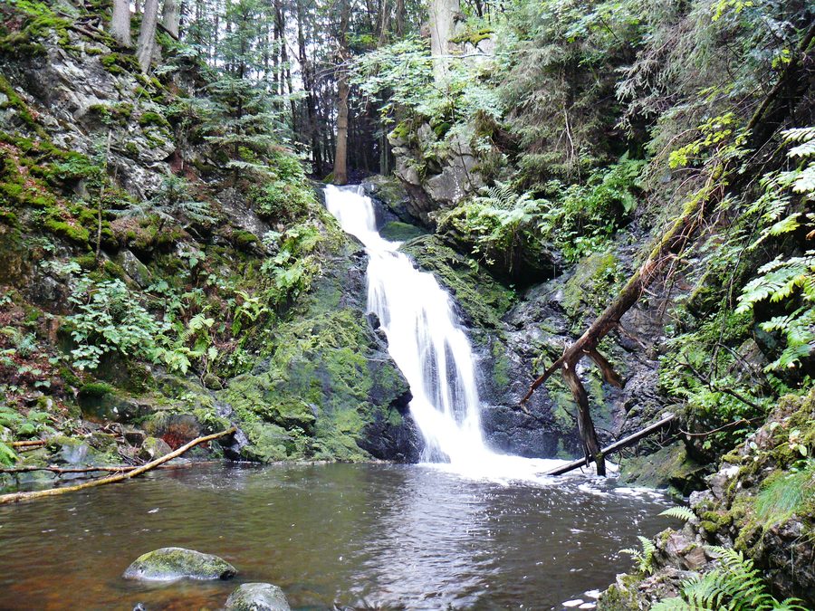 Falkauer Wasserfall Haslach in Vorderfalkau