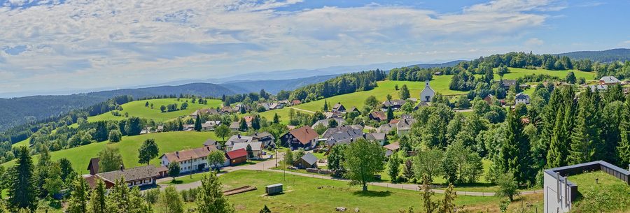 Panorama des Dachsberger Ortsteils Urberg im Südschwarzwald