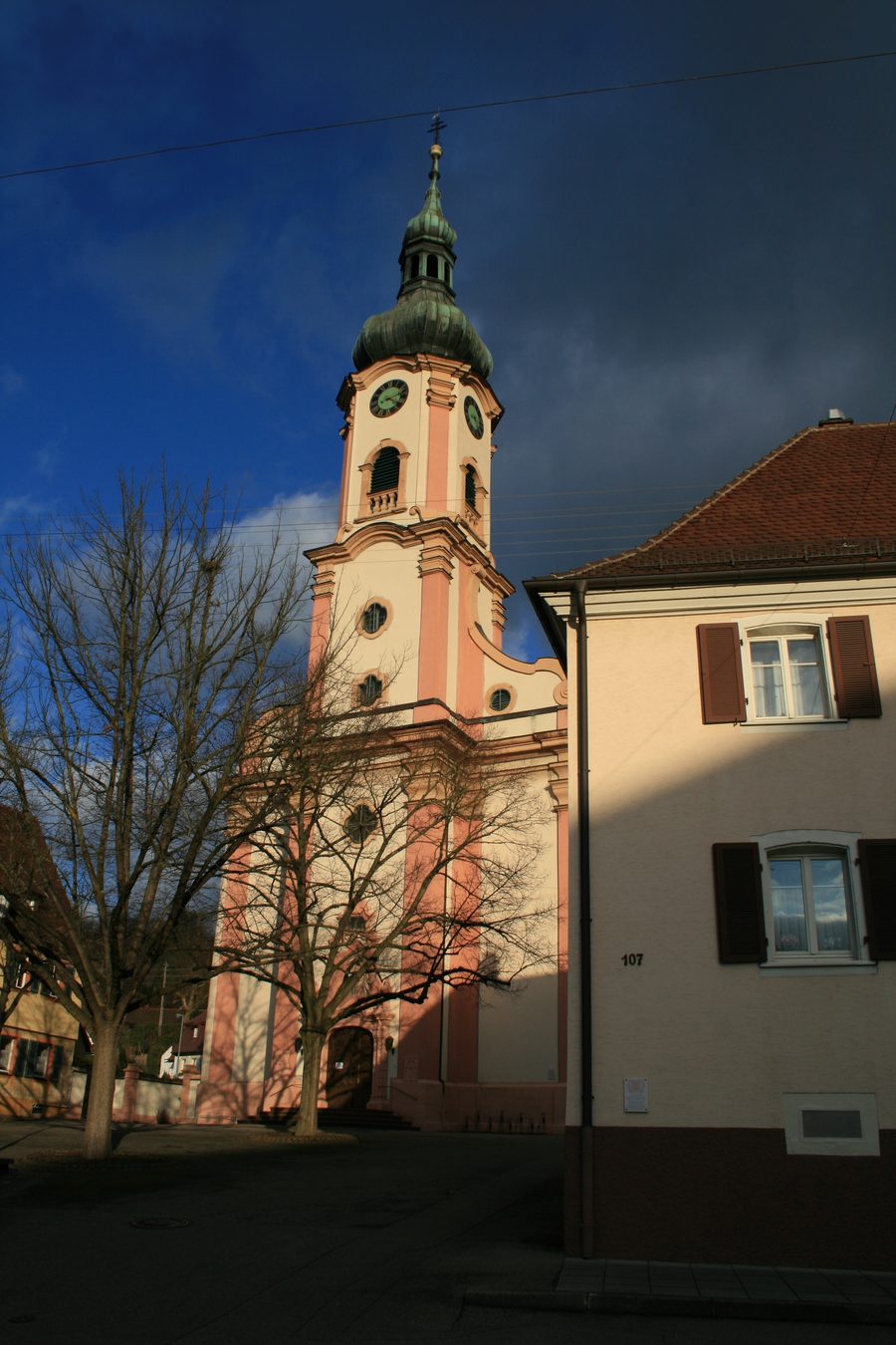 Kirche in Herbolzheim im Landkreis Emmendingen
