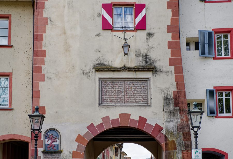 Oberes Tor in Waldshut-Tiengen von der Feldseite