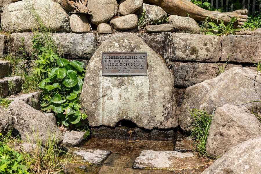 Donauquelle (Bregquelle) in Furtwangen im Schwarzwald