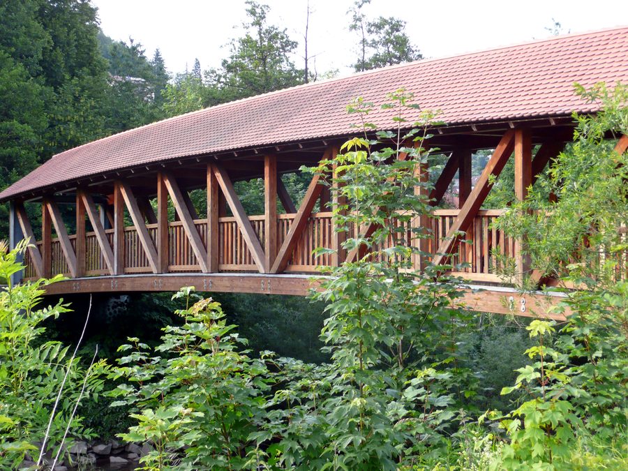 Rad- und Fußwegbrücke über die Enz in Niefern-Öschelbronn