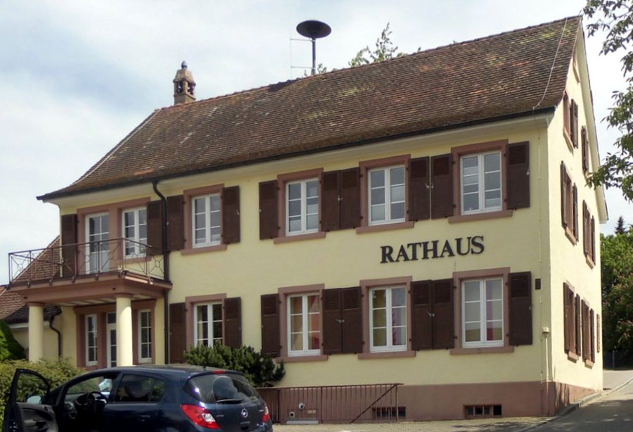 Rathaus der Gemeinde Rümmingen im Landkreis Lörrach