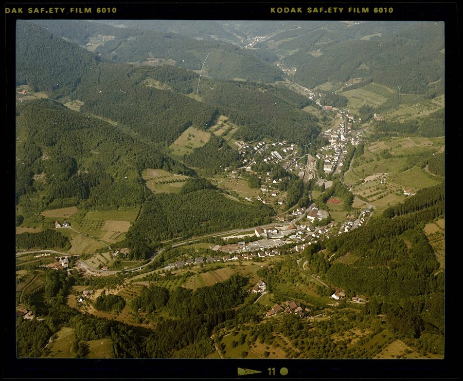 Luftbild von Bad Peterstal