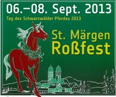 Rossfest in Sankt Märgen – Tag des Pferdes im Schwarzwald 2013